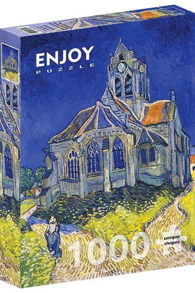 Enjoy Puzzle 1000 Κομμάτια Παζλ - Βίνσεντ Βαν Γκογκ: Η Εκκλησία στο Auvers-su...