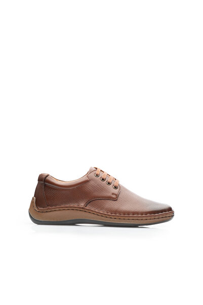 UrbanShoes Pantofi casual bărbați din piele naturală,Leofex - 594 Cognac Box ...