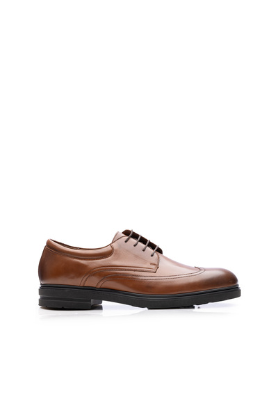 UrbanShoes Pantofi casual bărbați din piele naturală Leofex - 657 Cognac Box