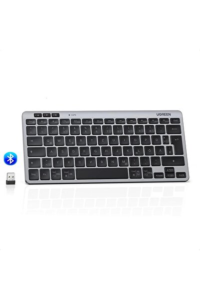 OEM Ugreen - Tastatură wireless (75049) - Bluetooth 5.3, Multi-dispozitiv, Co...