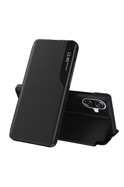 Techsuit Θήκη για Samsung Galaxy A07 4G, Σειρά eFold, αντικραδασμική, μαύρη