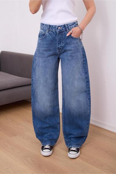 Gofeel Y2K Denim Wide Leg Baggy Unisex Pants