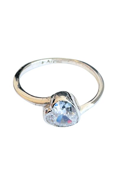 OEM Inel elegant din Argint 925 sterling certificat, Marimea 55, Inima Delica...