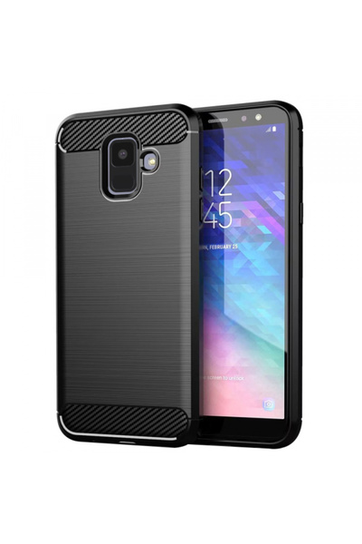 Techsuit Case for Samsung Galaxy A6 (2018) A600, Techsuit, Carbon, Black