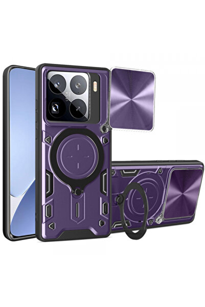 Techsuit Case for Xiaomi 15 Pro, Techsuit, CamGuard Pro, Purple