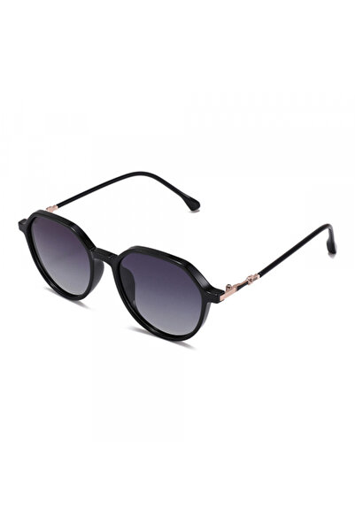 Techsuit Women's Sunglasses 2203, Polarized, UV Protection, Black Gray