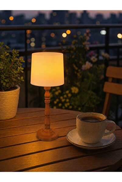 Root Made Retro Tasarımlı Abajur Tealight Mumluk – Dekoratif Mini Masa Ambiya...