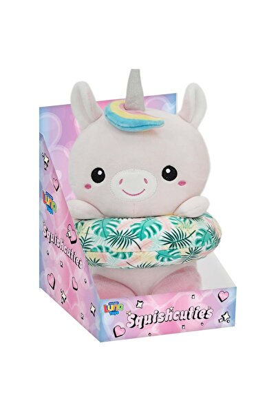 Luna Toys Jucarie de plus, Luna Toys, Squishcuties, Unicorn, 21 cm