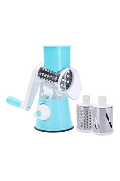 E-ANAMAG Verde χειροκίνητος τρίφτης για φρούτα και λαχανικά με 3 εναλλάξιμες ...