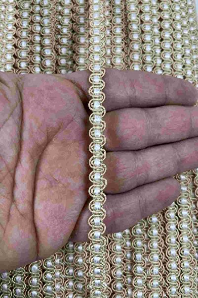 Hobigram Mink White Nora Premium Chain Form Woven Decorative Ribbon – 5 Meters