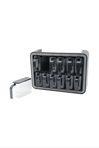Mestore طقم بهارات بلاستيك 12 حجرة Royaleks-11553
