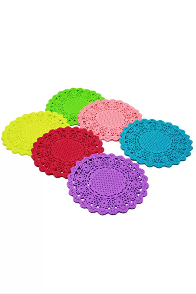 Mestore 2-Piece Silicone Trivet Medium Size 1 Piece Royaleks-Enf-589