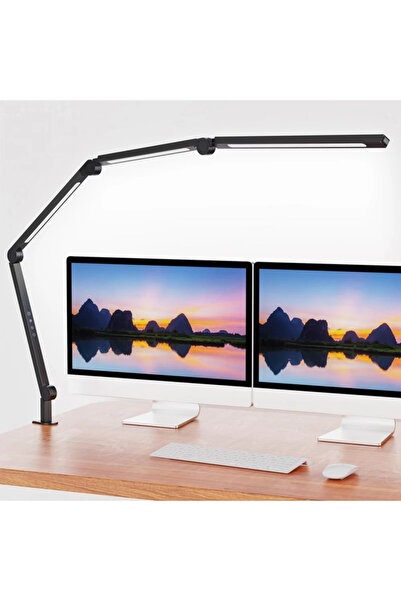 Nobrand AILBTON LED Desk Lamp with Clamp, Flexible in Multiple Angles, 4 Sect...