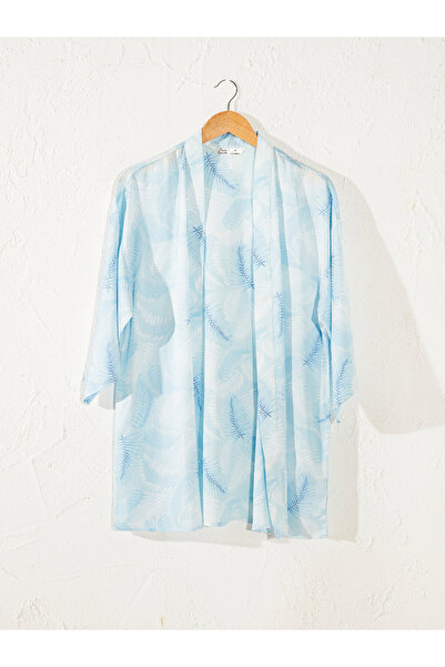 LC Waikiki Patterned Satin Dressing Gown