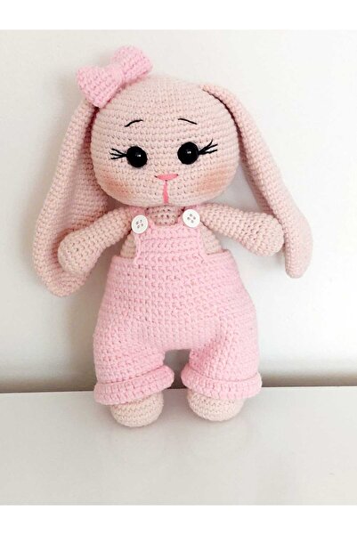 evim oyuncak dünyası Şapşik Uzun Kulak Tavşan Amigurumi Organik