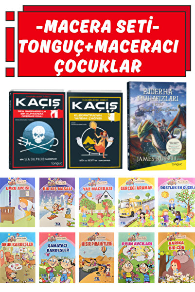 Tonguç Yayınları Kaçış: Sea Shepherd'la Bir Kurtarma Operasyonu+Kleopatra+Ejd...
