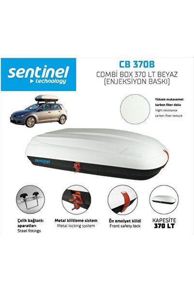 Kml34tuning55 Beyaz Renk 370 lt sentinel port bagaj tabut bagaj enjeksiyon baskı