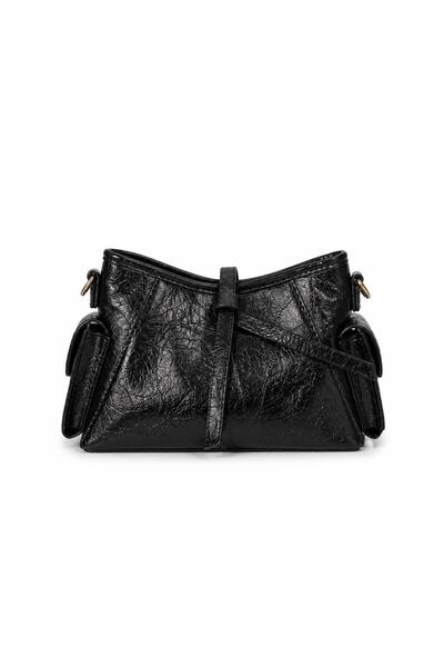 BagsBunny Suni Deri Minimal El Ve Omuz Çantası