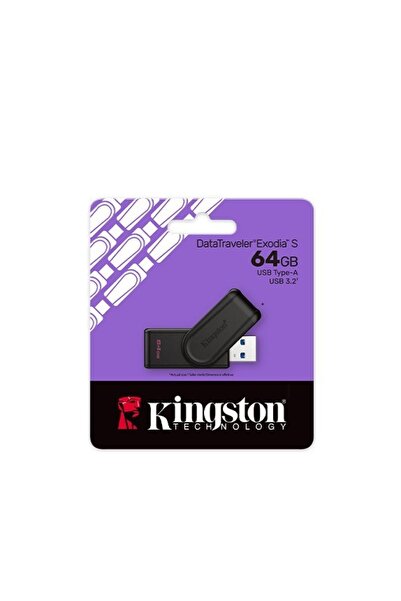 Kingston 128GB USB 3.2 Usb Bellek DATATRAVELER EXODIA S DTXS/128GB