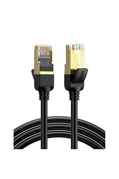 Ugreen Καλώδιο Δικτύου F/FTP CAT7 NW107 11229 0.5m Pure Copper Μαύρο