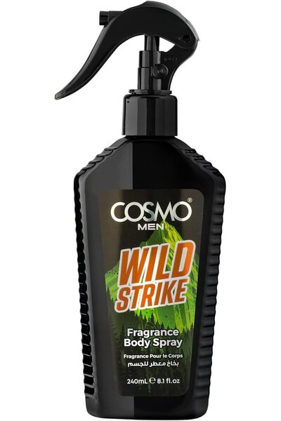 Cosmo رذاذ عطر وايلد سترايك للرجال من مين كير 240 مل |   مزيل عرق يدوم طويلاً...