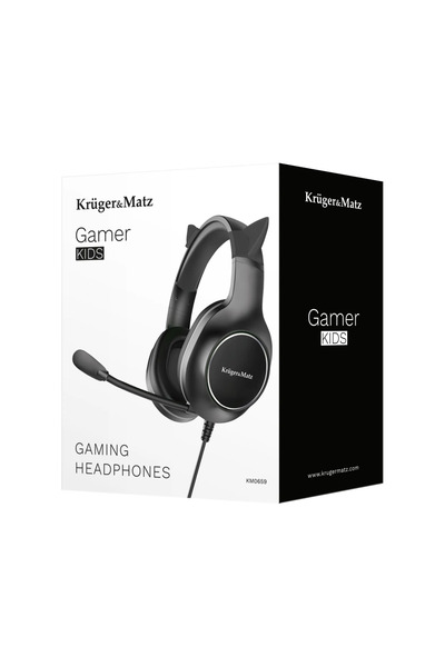 Other Căști Kruger&Matz Gamer pentru copii Negre (KM0659)