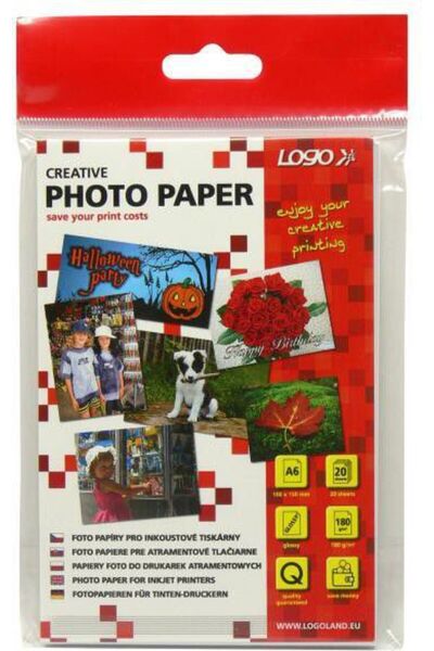 LOGO Hârtie foto pentru imprimantă A6 (20062)