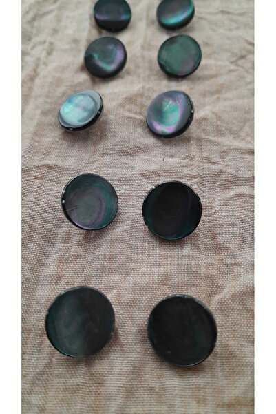ILERI EUROPE Natural Genuine Pearl Mussel Shell Button Bottom Stitching 12 mm...