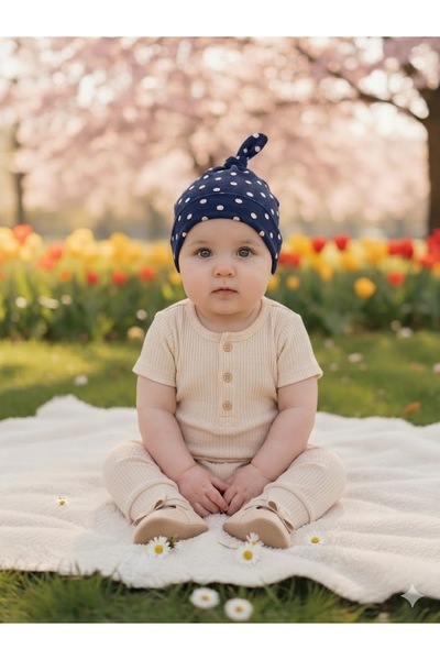 Babygiz قبعة للأطفال حديثي الولادة من البنات والأولاد 100% قطن ممشط قطن قطعة ...
