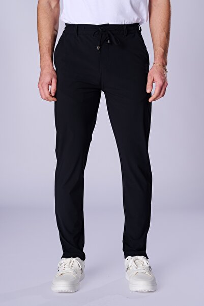 Twister Jeans Erkek Beli Lastikli Düz Paça Belden Bağlamalı Yandan Cepli Likr...