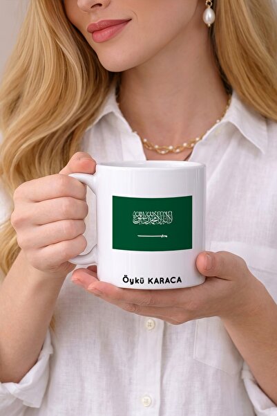 Kirbi Reklam Country Sa Saudi Arabia Saudi Arabia Flag Flag Printed Porcelain...