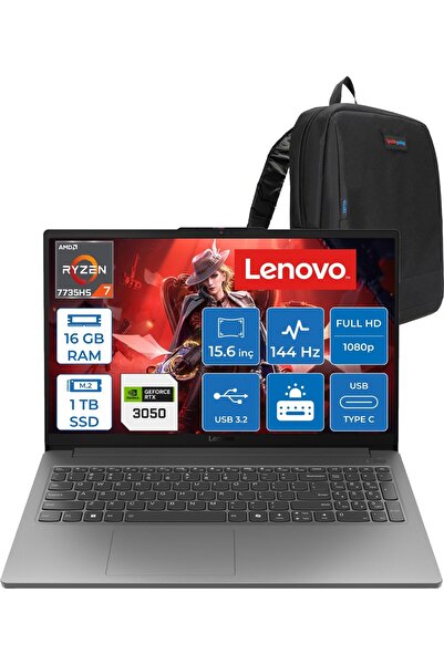 LENOVO Loq Essential 15ARP10 Amd Ryzen 7 7735HS 16GB 1tb SSD 6GB/RTX3050/65W ...