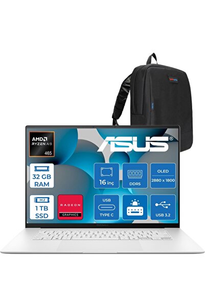 ASUS Zenbook S16 UM5606GA Amdryzen Aı 9 465 32GB Ddr5 1tb SSD 16.0-Inc 3k (28...