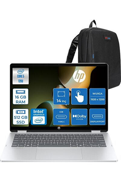 HP Omnibook 5 Flipp 2-In-1 Intel Core Ultra 120U 16GB 512GB SSD Intel Graphic...