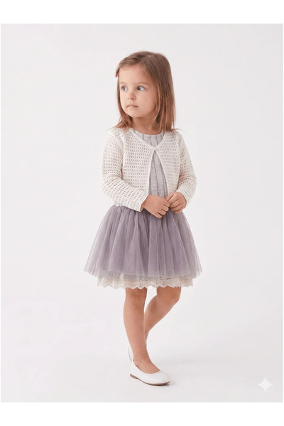 Mini Baray Princess Model Tulle Skirt Dress Set of 2 (2 Years - 3 Years - 4 Y...