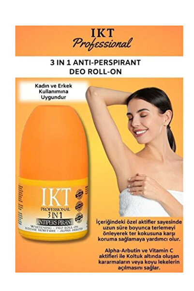 YURISH Professionnel Koltuk Altı Beyazlatıcı ,tüy Azaltıcı Deo Rollon