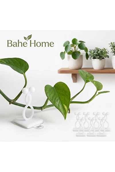 bahe home Bitki Klipsi 10 Adet Sarmaşık Destekleyici Duvar Sabitleyici Pratik...