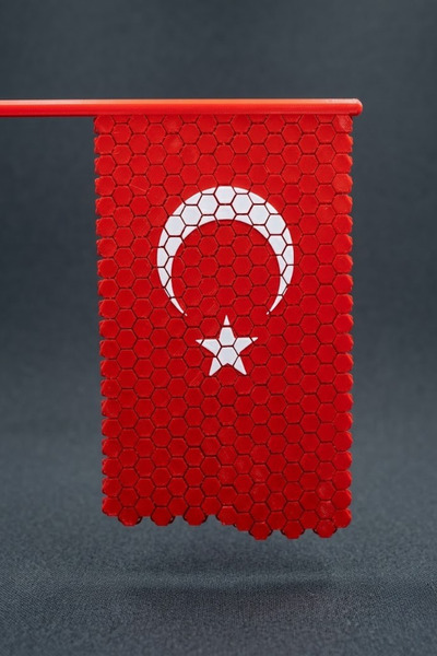 Doa Koleksiyon Minimalist Tasarım 3D Baskı Türk Bayrağı
