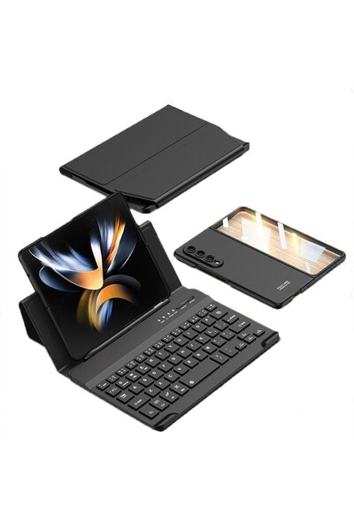 GKK Folding Bluetooth Σκληρή θήκη με Πληκτρολόγιο Black (Samsung Galaxy Z Fol...