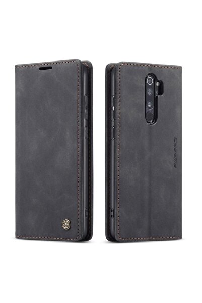 Caseme -013 Retro Θήκη Βιβλίο Black (Xiaomi Redmi Note 8 Pro)