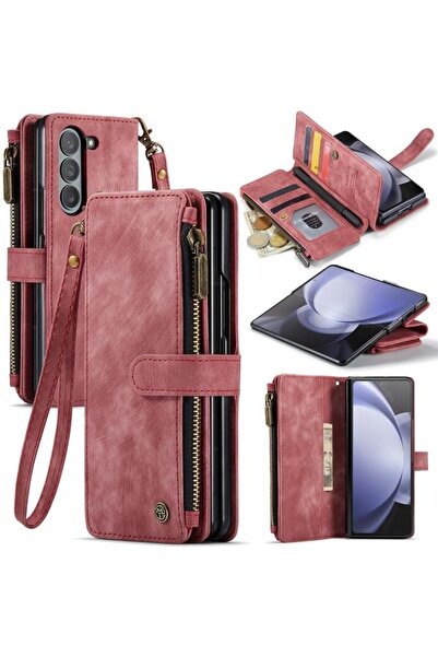 Caseme C30 Multifunctional Θήκη Πορτοφόλι Red (Samsung Galaxy Z Fold5 5G)