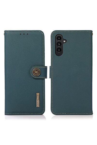 KHAZNEH Δερμάτινη Θήκη Πορτοφόλι Green (Samsung Galaxy A57 5G)