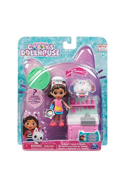 OEM GABBYS DOLLHOUSE DOLL SET 9.7CM WITH GABBYS KITCHEN