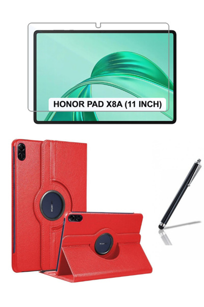 ebulduk Honor Pad X8B X8A 11-Inch Case Rotating Tablet Case + Screen Protecto...