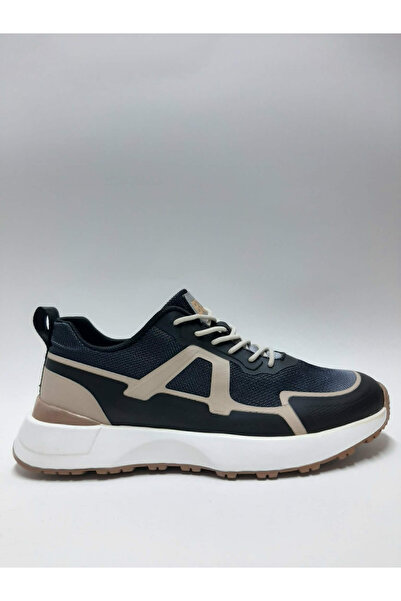 Bulldozer Tri̇ko Lightweight Flexible Black Color Lace-Up Tight Fit Sneaker S...