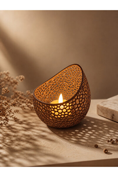 triora Moonlight Tealight mumluk :Modern Tealight Mumluk 3D Baskı Dekoratif M...