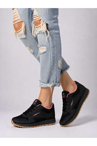 STAR STEP Unisex Black Crepe Lace-Up Daily Comfortable Casual Comfortable Lig...