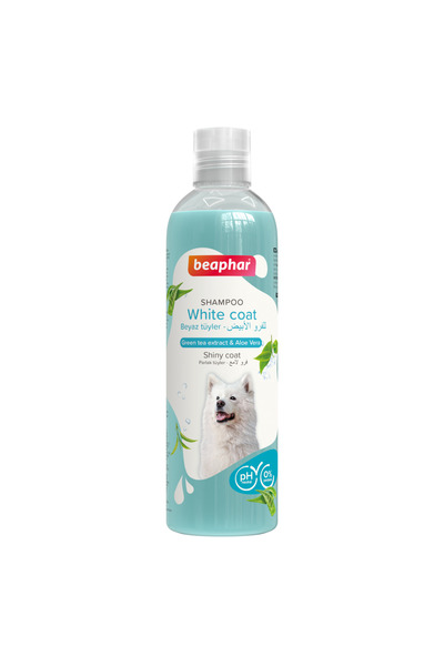 Beaphar Shampoo Green Tea and Aloe Vera for White Coated Dogs 250ml