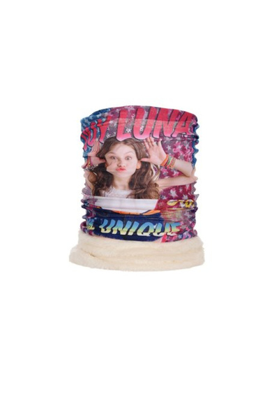 Soy Luna Σωληνωτό κασκόλ με γιακά από ψεύτικη γούνα 43x22 εκ.