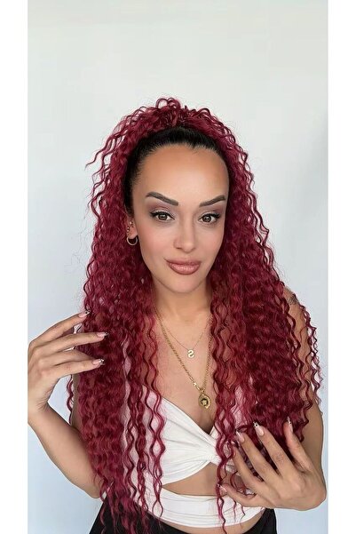 Suzan Peruk Afro Postiş El yapımı Ekstra Kabarık tak ve çık Mandallı tokalı M...